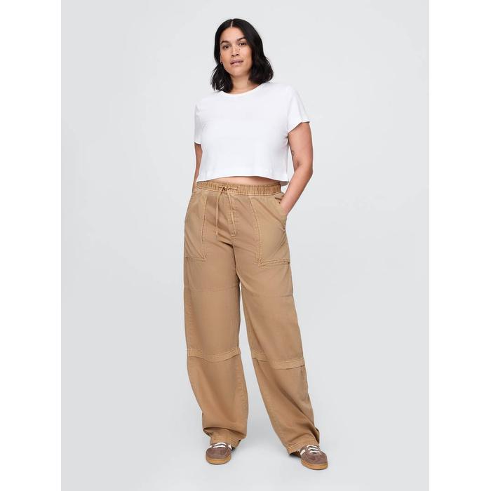 Mid Rise Easy Utility Barrel Pantolon цвет: Коричневый