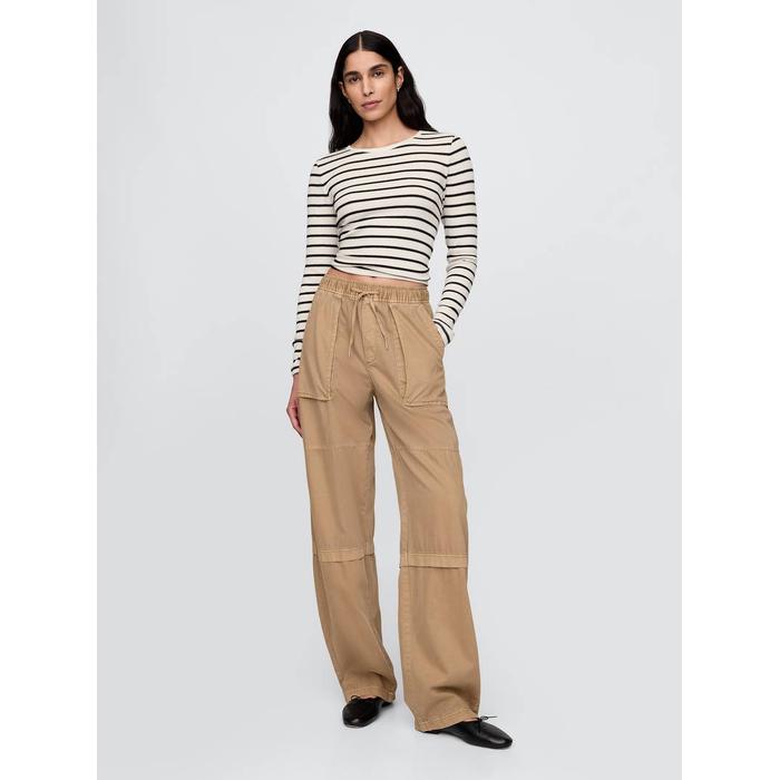 Mid Rise Easy Utility Barrel Pantolon цвет: Коричневый