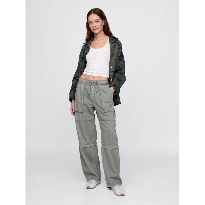 Mid Rise Easy Utility Barrel Pantolon цвет: Хаки