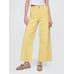 High Rise Stride Wide-Leg Ankle Jean Pantolon цвет: Жёлтый