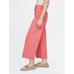 High Rise Stride Wide-Leg Ankle Jean Pantolon цвет: Розовый