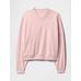 Gap Logo Vintage Soft Havlu Kumaş Wedge V Yaka Sweatshirt цвет: Розовый