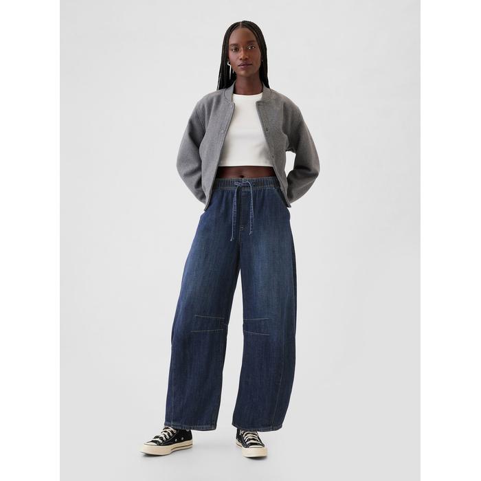 Mid Rise Easy Horseshoe Jean Pantolon цвет: Синий