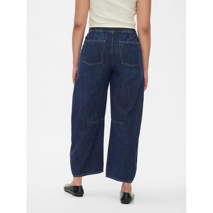 Mid Rise Easy Horseshoe Jean Pantolon цвет: Синий