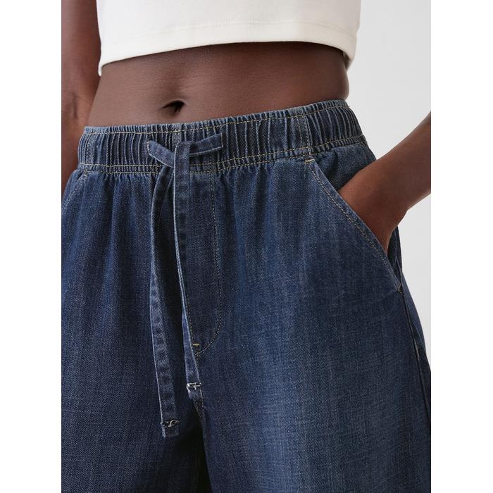Mid Rise Easy Horseshoe Jean Pantolon цвет: Синий