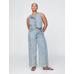 Mid Rise UltraSoft Denim Baggy Pantolonlar цвет: Голубой