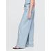 Mid Rise UltraSoft Denim Baggy Pantolonlar цвет: Голубой