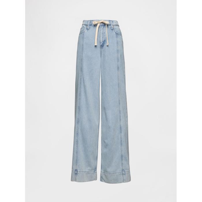 Mid Rise UltraSoft Denim Baggy Pantolonlar цвет: Голубой