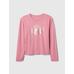 Gap Logo Relaxed T-Shirt цвет: Розовый