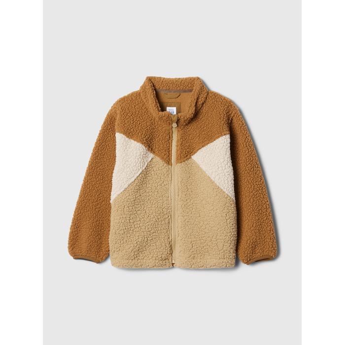 Sherpa Colorblock Ceket цвет: Коричневый