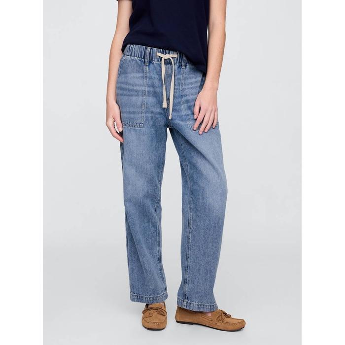 Straight Jean Pantolon цвет: Голубой