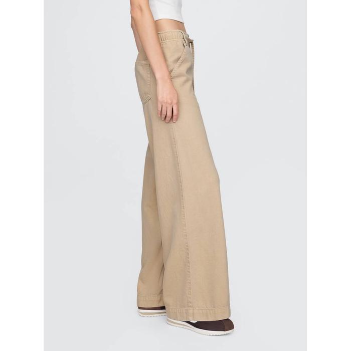 Mid Rise UltraSoft Easy Baggy Jean Pantolon цвет: Бежевый