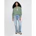 UltraSoft Denim Crop Big Gömlek цвет: Хаки