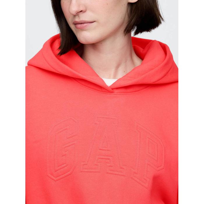 Vintage Soft Gap Logo Fleece Crop Sweatshirt цвет: Розовый