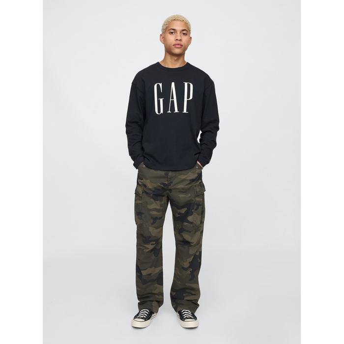 Футболка с логотипом Gap цвет: Чёрный