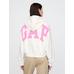 Gap Logo VintageSoft Crop Fleece Sweatshirt цвет: Белый