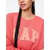 Relaxed Флисовая толстовка с логотипом Gap цвет: Оранжевый