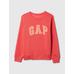 Relaxed Флисовая толстовка с логотипом Gap цвет: Оранжевый