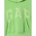 Relaxed Винтажная флисовая толстовка с логотипом Gap цвет: Зелёный