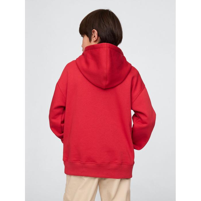 Relaxed Толстовка из махровой ткани с логотипом Gap цвет: Красный
