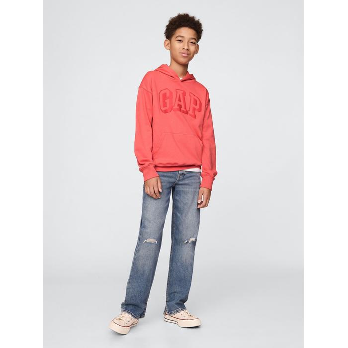 Relaxed Толстовка из махровой ткани с логотипом Gap цвет: Розовый