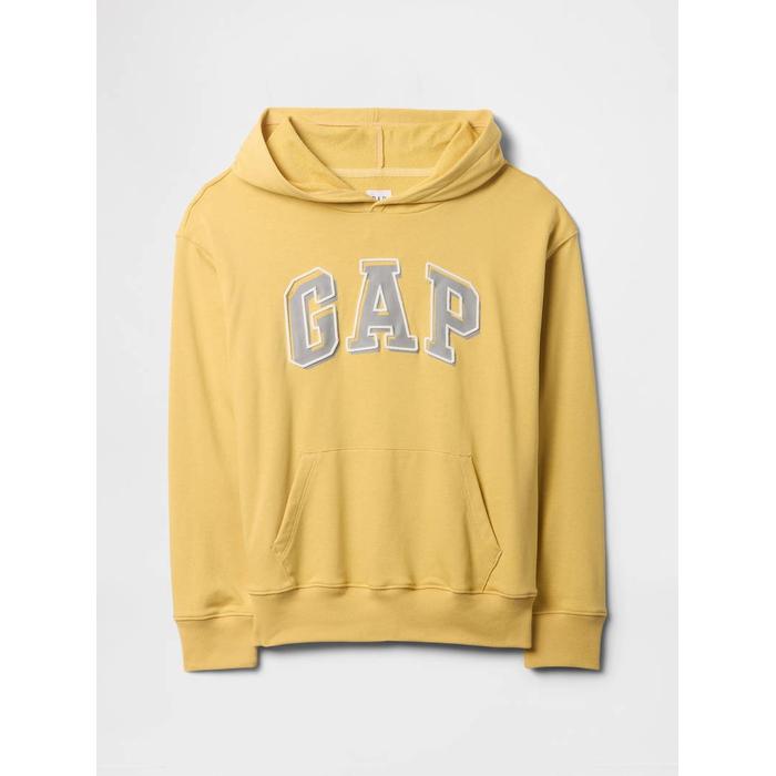 Relaxed Толстовка из махровой ткани с логотипом Gap цвет: Жёлтый
