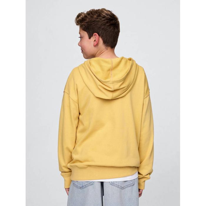 Relaxed Толстовка из махровой ткани с логотипом Gap цвет: Жёлтый