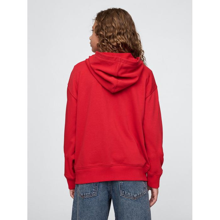 Relaxed Толстовка на молнии с логотипом Gap цвет: Красный