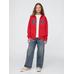 Relaxed Толстовка на молнии с логотипом Gap цвет: Красный