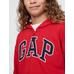 Relaxed Толстовка на молнии с логотипом Gap цвет: Красный