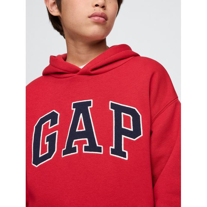 Relaxed Толстовка из махровой ткани с логотипом Gap цвет: Красный