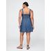 Denim Mini Elbise цвет: Синий
