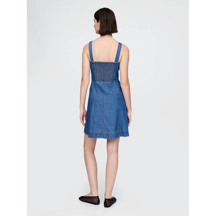Denim Mini Elbise цвет: Синий