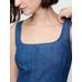 Denim Mini Elbise цвет: Синий