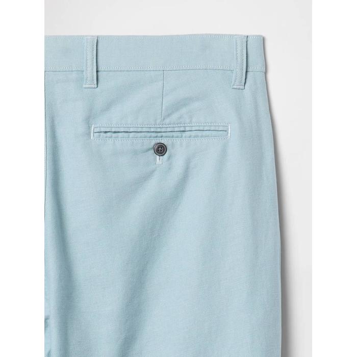 Keten Karışımlı Khaki Pantolon цвет: Голубой