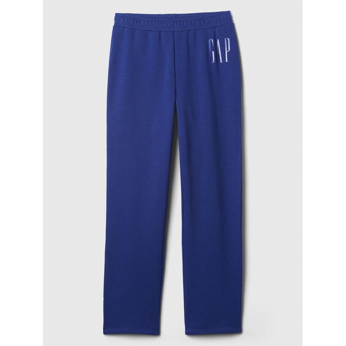 Спортивные штаны из флиса с логотипом Gap Bootcut Pull-On цвет: Голубой