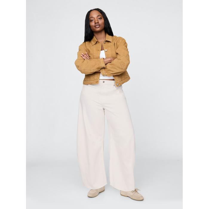 High Rise UltraSoft Horseshoe Jean Pantolon цвет: Белый