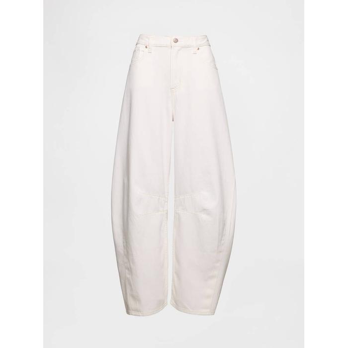 High Rise UltraSoft Horseshoe Jean Pantolon цвет: Белый