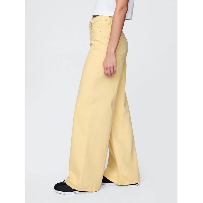 Mid Rise UltraSoft Baggy Jean Pantolon цвет: Жёлтый