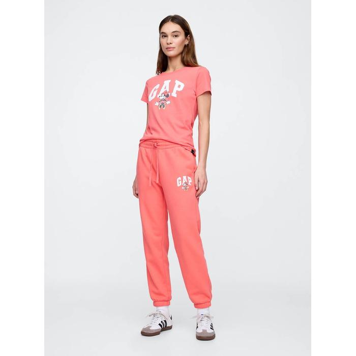 Disney Флисовые спортивные штаны с логотипом Gap цвет: Оранжевый