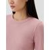 Waffle Örgü T-Shirt цвет: Розовый