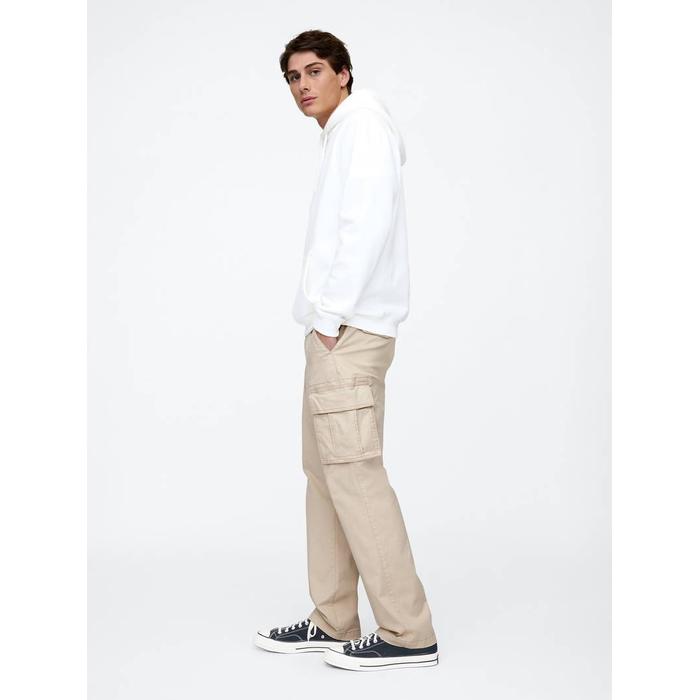 GapFlex Straight Kargo Washwell™ Pantolon цвет: Бежевый