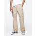 GapFlex Straight Kargo Washwell™ Pantolon цвет: Бежевый