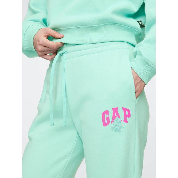 Disney Флисовые спортивные штаны с логотипом Gap цвет: Голубой