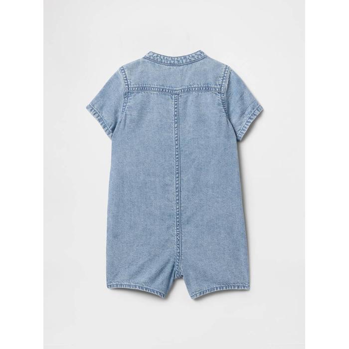 Brannan Bear İşlemeli Denim Tulum цвет: Голубой
