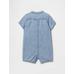 Brannan Bear İşlemeli Denim Tulum цвет: Голубой