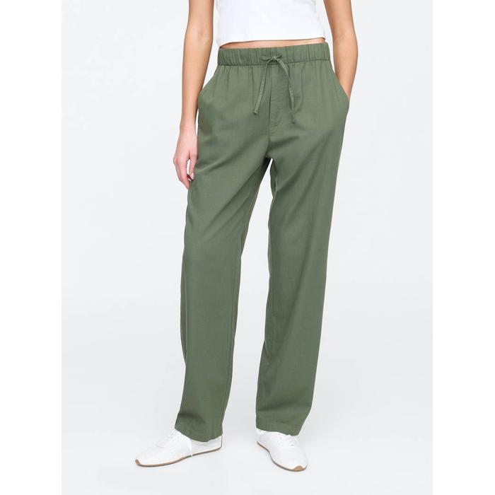 Mid Rise Twill Pantolon цвет: Зелёный