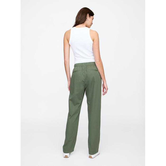 Mid Rise Twill Pantolon цвет: Зелёный