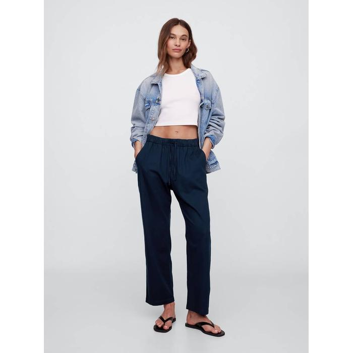Mid Rise Twill Pantolon цвет: Синий