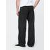 Keten Karışımlı 90's Loose Herringbone Pantolon цвет: Чёрный